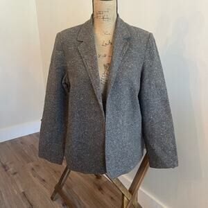 Vintage Happy Legs Gray Tweed Blazer Size 13